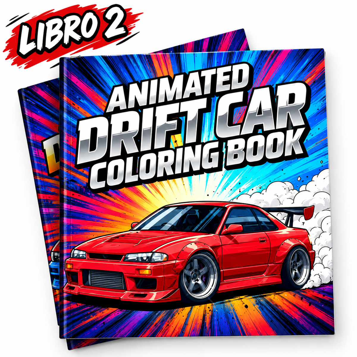 Drift car book (Libro para Colorear)